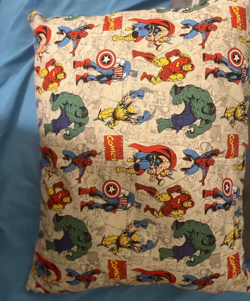 Kids double fabric Mickey Mouse & Marvel Pillow