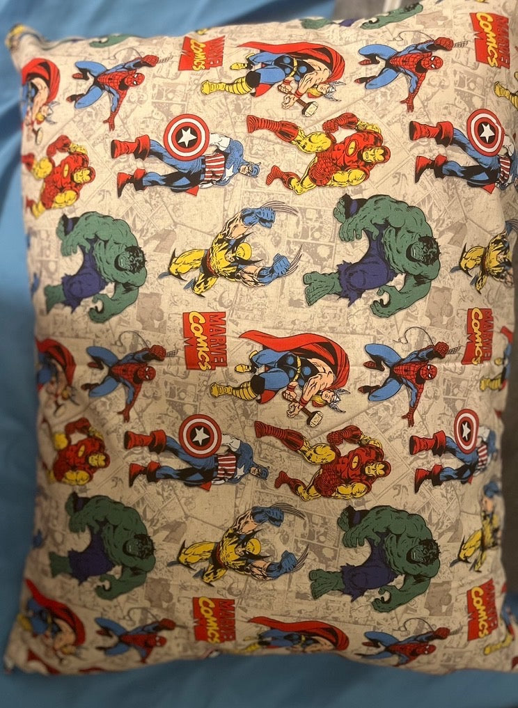 Kids double fabric Mickey Mouse & Marvel Pillow