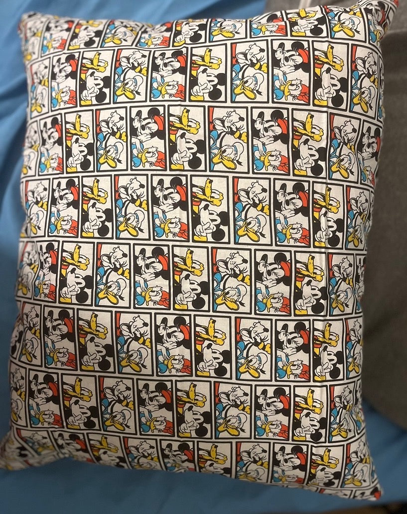 Kids double fabric Mickey Mouse & Marvel Pillow