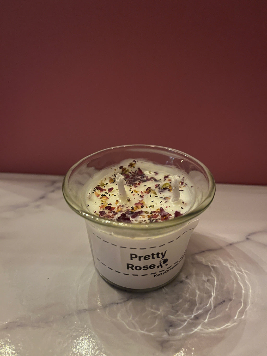 1.7oz Pretty Rose 🥀 Candle